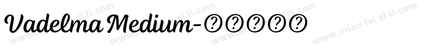 Vadelma Medium字体转换